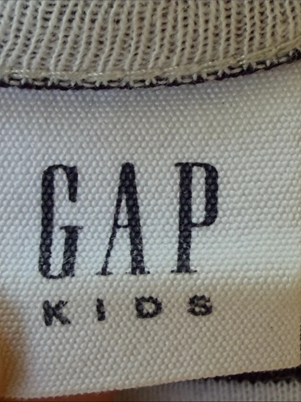 GAP Navy and White Striped Long-Sleeve Tee